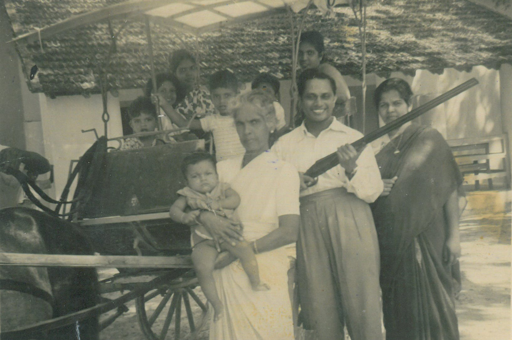 Dad with gun