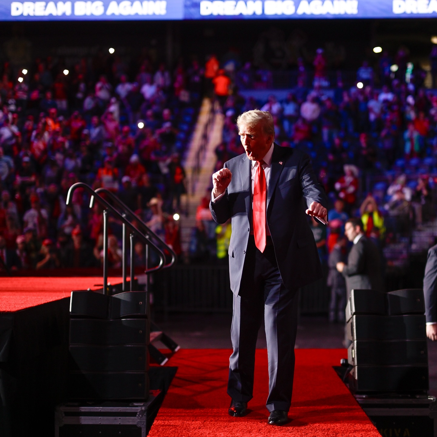 Donald Trump dancing