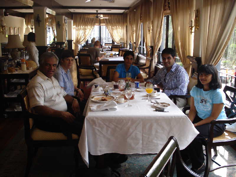 Nicholas family in the Cameron Highlands