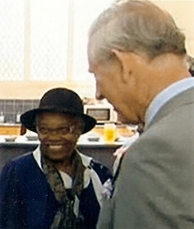 Mavis meets Prince Charles