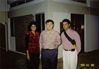 Sylvester & Juliana with Fr Lee