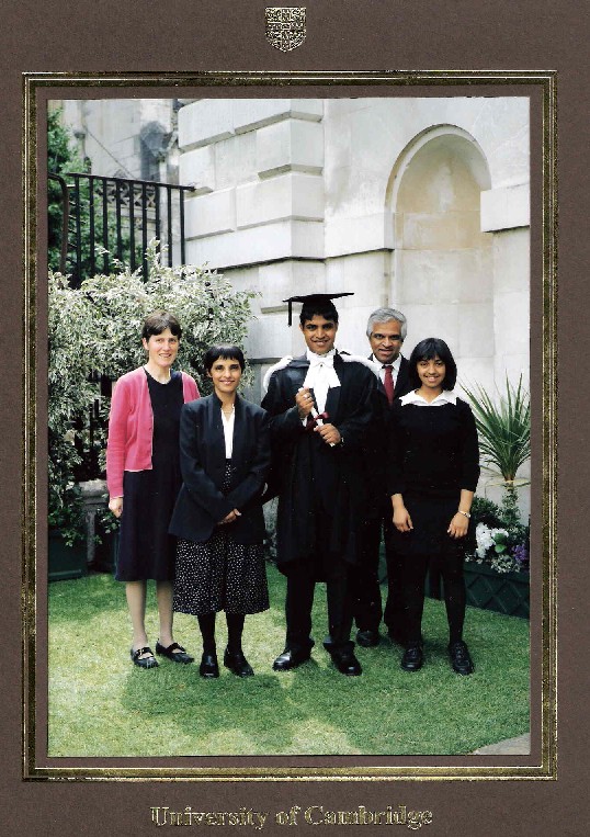 Paul's graduation ceremony